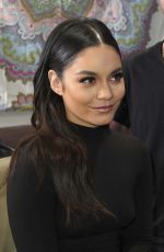 VANESSA HUDGENS Getting Final Touches Backstage at CBS Studios in Los Angeles 09/25/2017