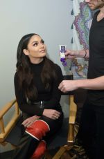 VANESSA HUDGENS Getting Final Touches Backstage at CBS Studios in Los Angeles 09/25/2017