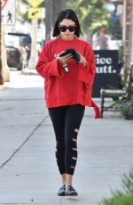 VANESSA HUDGENS Heading to a Gym in Studio City 09/07/2017