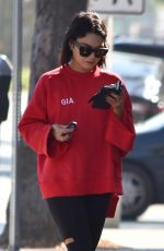 VANESSA HUDGENS Heading to a Gym in Studio City 09/07/2017