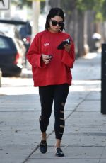 VANESSA HUDGENS Heading to a Gym in Studio City 09/07/2017