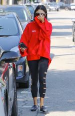 VANESSA HUDGENS Heading to a Gym in Studio City 09/07/2017