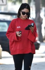 VANESSA HUDGENS Heading to a Gym in Studio City 09/07/2017