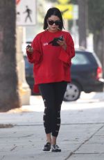 VANESSA HUDGENS Heading to a Gym in Studio City 09/07/2017