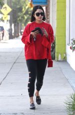 VANESSA HUDGENS Heading to a Gym in Studio City 09/07/2017