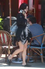 VANESSA HUDGENS Out for Lunch at Aroma Cafe in West Hollywood 09/12/2017