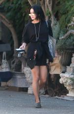 VANESSA HUDGENS Out for Lunch at Aroma Cafe in West Hollywood 09/12/2017
