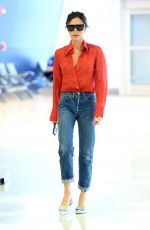 VICTORIA BECKHAM Arrives at JFK Airport in New York 09/15/2017