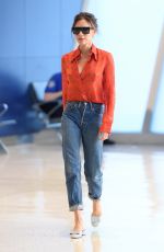 VICTORIA BECKHAM Arrives at JFK Airport in New York 09/15/2017