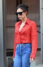 VICTORIA BECKHAM Leaved Her Hotel in New York 09/15/2017