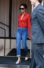 VICTORIA BECKHAM Leaved Her Hotel in New York 09/15/2017