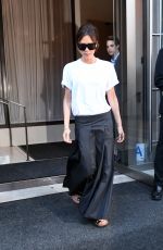 VICTORIA BECKHAM Leaves Her Hotel in New York 09/08/2017