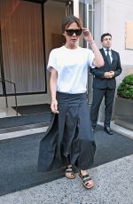 VICTORIA BECKHAM Leaves Her Hotel in New York 09/08/2017