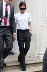VICTORIA BECKHAM Out in London 09/05/2017