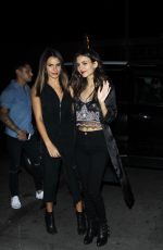 VICTORIA JUSTICE and MADISON REED Arrives at Christina Milian