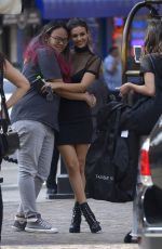 VICTORIA JUSTICE Out at Fashion Week in New York 09/12/2017