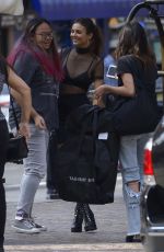 VICTORIA JUSTICE Out at Fashion Week in New York 09/12/2017