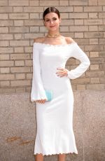 VICTORIA JUSTICE Out in New York at Fashion Week 09/11/2017