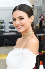 VICTORIA JUSTICE Out in New York at Fashion Week 09/11/2017