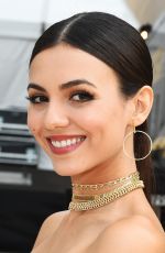 VICTORIA JUSTICE Out in New York at Fashion Week 09/11/2017