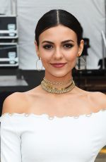 VICTORIA JUSTICE Out in New York at Fashion Week 09/11/2017
