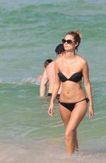 YANA DUBNIK in Bikini at a Beach in Miami 09/18/2017
