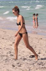 YANA DUBNIK in Bikini at a Beach in Miami 09/18/2017