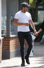 YAZMIN OUKHELLOU on the Set of Towie in Brentwood 09/02/2017