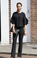 YAZMIN OUKHELLOU on the Set of Towie in Brentwood 09/02/2017