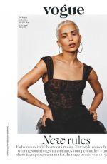 ZOE KRAVITZ in Vogue Magazine, October 2017