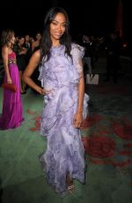 ZOE SALDANA at Green Carpet Fashion Awards in Milan 09/24/2017
