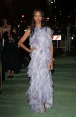 ZOE SALDANA at Green Carpet Fashion Awards in Milan 09/24/2017