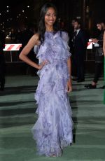 ZOE SALDANA at Green Carpet Fashion Awards in Milan 09/24/2017