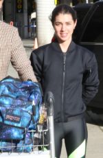 ADELAIDE KANE Arrives in Vancouver to film Once Upon a Time 10/01/2017