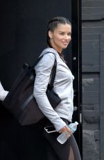 ADRIANA LIMA Leaves a Gym in New York 10/03/2017