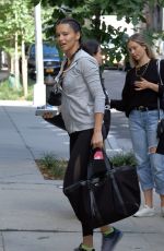 ADRIANA LIMA Leaves a Gym in New York 10/03/2017