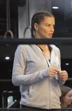 ADRIANA LIMA Leaves a Gym in New York 10/03/2017