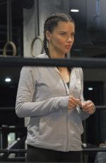 ADRIANA LIMA Leaves a Gym in New York 10/03/2017