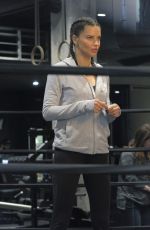ADRIANA LIMA Leaves a Gym in New York 10/03/2017