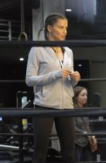 ADRIANA LIMA Leaves a Gym in New York 10/03/2017