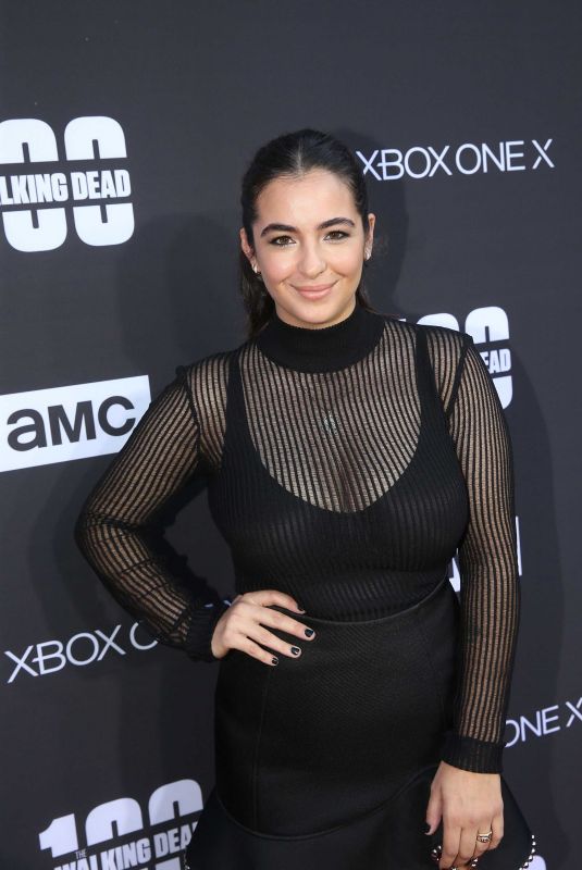 ALANNA MASTERSON at The Walking Dead, Season 8 Premiere in Los Angeles 10/22/2017