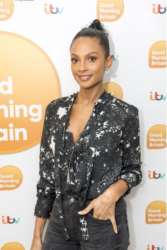 ALESHA DIXON at Good Morning Britain Show in London 10/27/2017