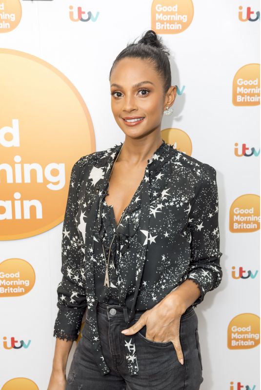ALESHA DIXON at Good Morning Britain Show in London 10/27/2017