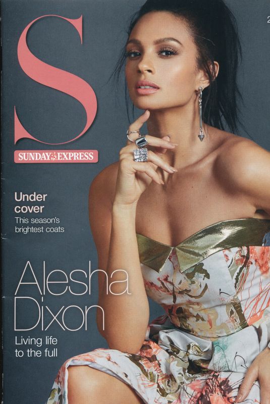 ALESHA DIXON in Sunday Express Magazine, October 2017