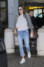 ALESSANDRA AMBROSIO at JFK Airport in New York 10/10/2017