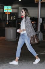 ALESSANDRA AMBROSIO at JFK Airport in New York 10/10/2017