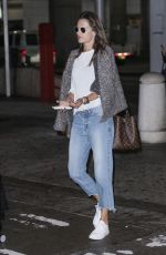 ALESSANDRA AMBROSIO at JFK Airport in New York 10/10/2017
