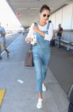 ALESSANDRA AMBROSIO at LAX Airport in Los Angeles 10/24/2017
