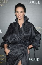 ALESSANDRA AMBROSIO at Vogue Party at Paris Fashion Week 10/01/2017