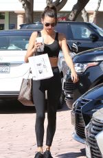ALESSANDRA AMBROSIO in Tights Out in Los Angeles 10/14/2017